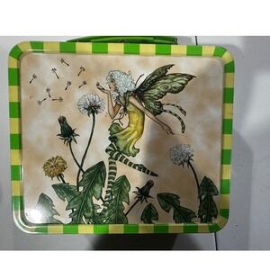Vintage Hot Topic Amy Brown Dandelions Fairy Metal Lunch Box Tin Y2K Goth Rare